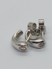 9ct White Gold Diamond Stud Earrings (2.31g) Hallmarked