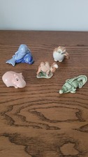 Job lot of Wade Whimsies Ceramic Animals - X 5 In Excellent Condition