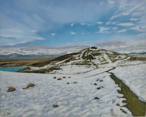 Original oil painting mount - original,
