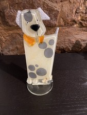 Nobile Glassware Ltd Fused Glass puppy honey small 602 ornament gift Christmas 
