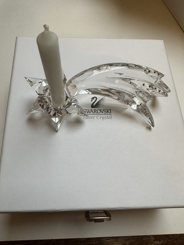 Swarovski crystal comet candle - swarovski,