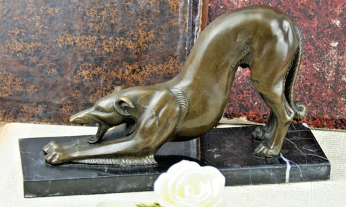 French bronze art deco signed - bronze,