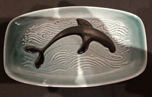 Vintage poole pottery blue - poole,