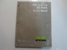 1986 Arctic Cat AFS Models El