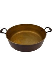 Vintage Copper Pan Double
