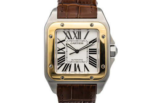Cartier santos 100 - 100, 38mm
