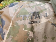 Nash Titan T2 Camo Pro bivvy with Heavy duty groundsheet.