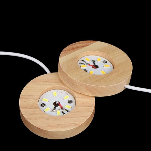 Display stand rotating wooden - stand,