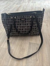 Genuine DKNY Leather Black And