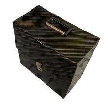 Vintage Black Striped Vinyl LP