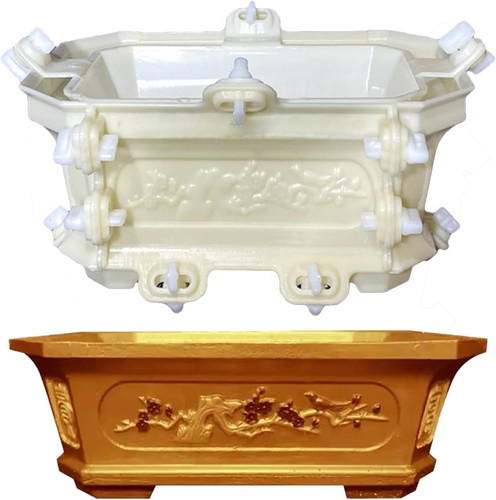Planter mold concrete - planter,