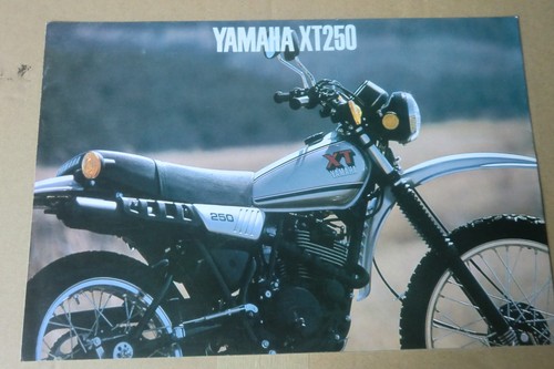 1980 yamaha xt250 brochure - ,