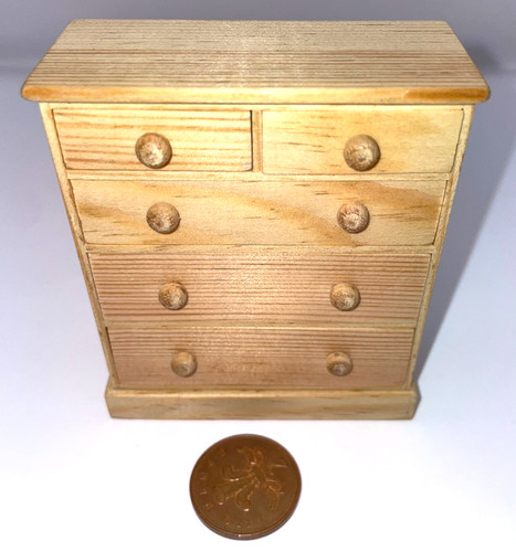 Dolls house chest drawers - chest,