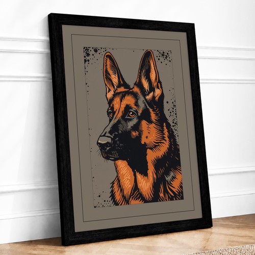 German shepherd profile - german,
