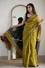 Women Cotton Silk Saree With
