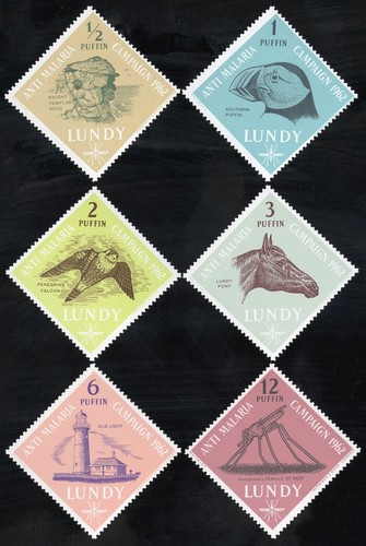 Lundy island stamps mnh - stamps, lot