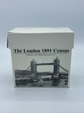 S&N British Data Achieves The London 1891 Census On CD Rom 38 Discs
