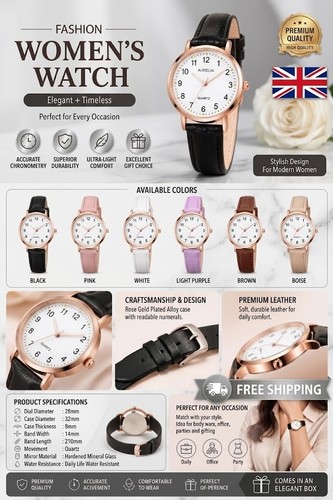 Women ladies watches - watches, wrist