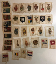 BDV Cigarette silks Tartan, Flags and Ceramic art