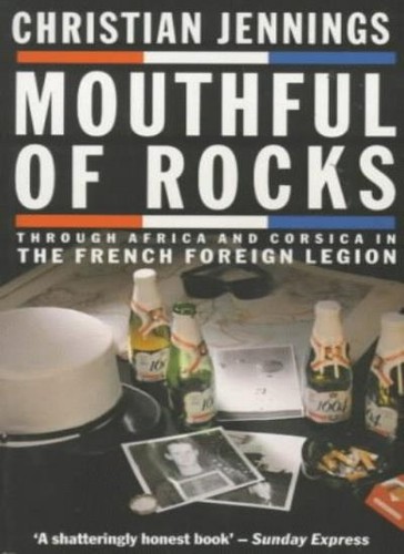 Mouthful rocks through - of,