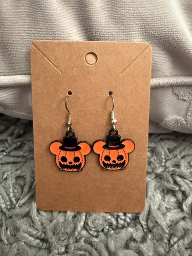 Pumpkin halloween earrings - pumpkin,
