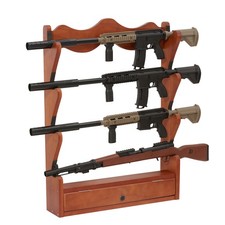 Uimoso Gun Rack 4-Slot Wood