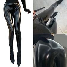 Womens patent leather pants - patent,