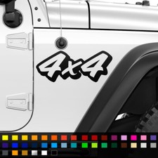 2x 4X4 Off-Road Vinyl Decal