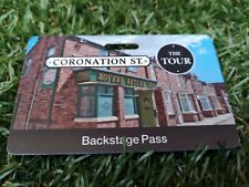 RARE Collectable Coronation Street Tour Backstage Pass ~ Memorabilia ~ Free P&P 