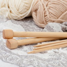 Bamboo Knitting Needles Single