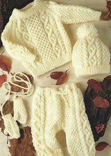 Baby Knitting Pattern Aran
