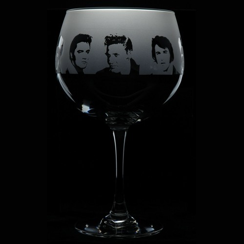 Elvis presley gin glass - |,