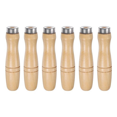 6pcs wooden file handle - wooden,