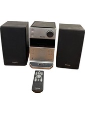 Philips Micro HiFi System DCM186 with Speakers and Remote Control
