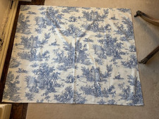 Blue toile fabric - classic