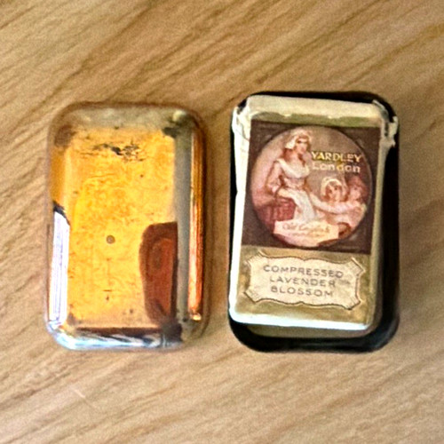 Vintage metal trinket boxes - trinket,