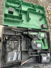 Hitachi Cordless Rotary Hammer Drill 25.2V OH 25DAL With Batteries & Charger SDS