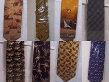 Mens Silk Bird Design Ties