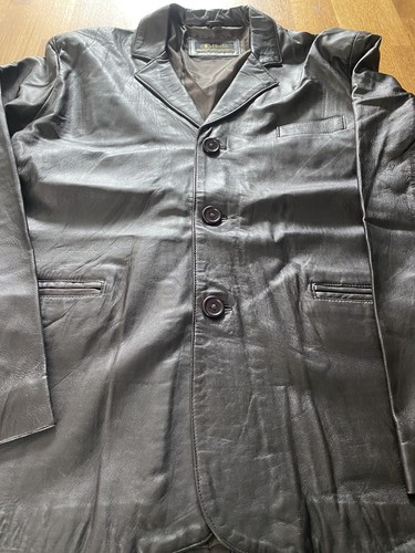 Mens soft leather jacket - leather, in