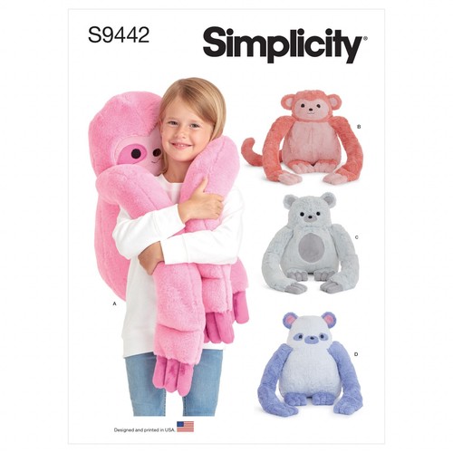 Simplicity 9442 hugging - simplicity, plush