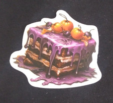 Chocolate Cake Slice Purple