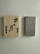 10mm Stainless Steel Offcut Plate 96 X 50mm