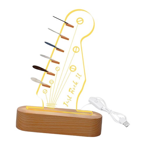 Luminous acrylic guitars pick - luminous,