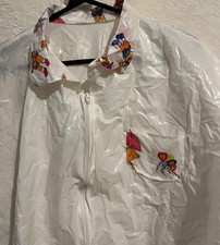 White PVC Adult Short Sleeved