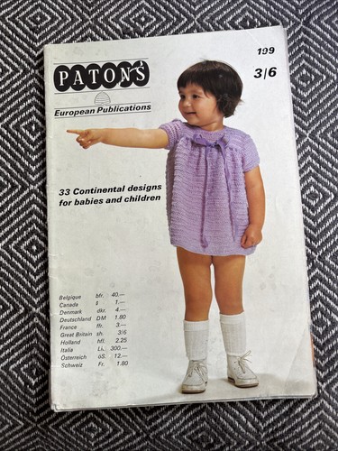Patons pattern book 199 - pattern,