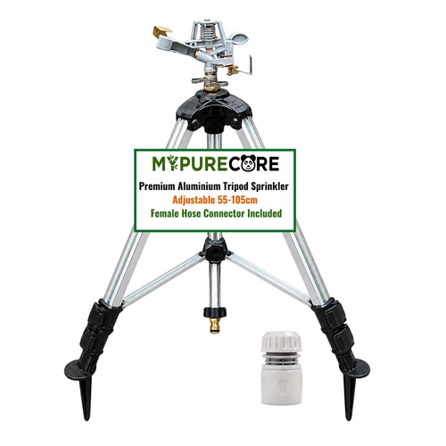 Aluminium tripod sprinkler - aluminium,
