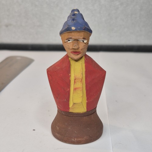 Vintage hand carved wood - hand,