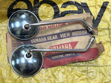 Yamaha DT125 RD125 RD200 RD250 RD350 RD400 RS100 RS125 TX750 L/R Back Mirror NOS