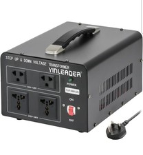 Yinleader 3000W 240V - 120V Step Up & Step Down Voltage Transformer Converter 