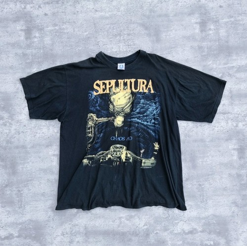 Vintage 90s sepultura chaos - vintage,
